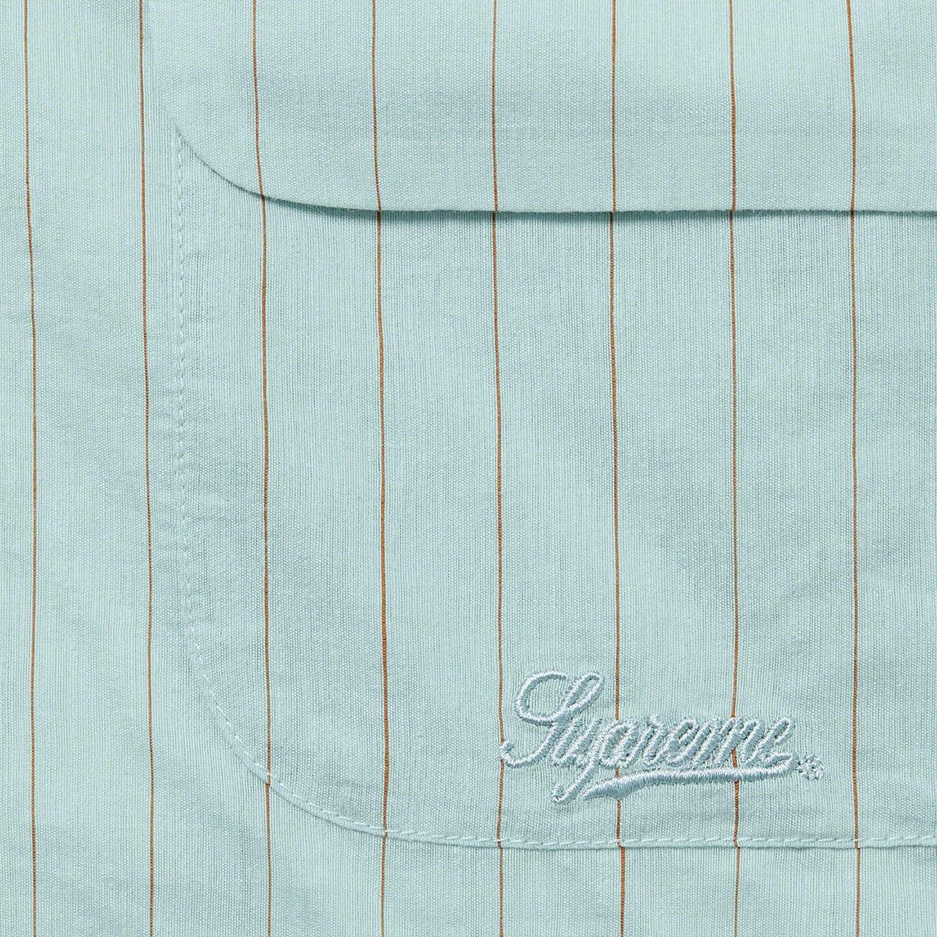 Pinstripe Linen Shirt view 3